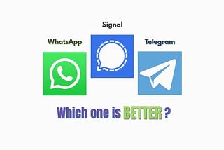 WhatsApp, Telegram or Signal. Which platform is more secure?