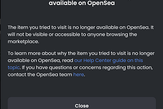 6. I’ve been banned from OpenSea, what should I do?