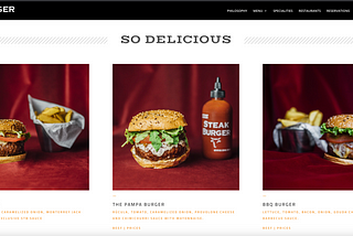 Steakburger, UX & Rediseño web