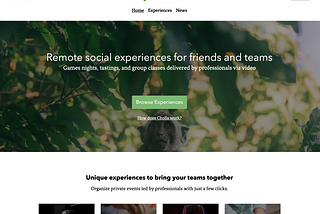 Cholla: group experiences for remote teams