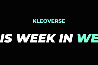 This Week in Web3