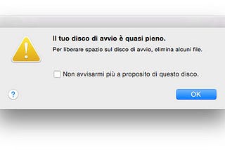 Quando il tuo Mac è saturo…