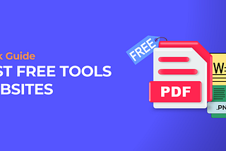 11 Actually Free Websites for Everyday Online Tools (No Sign-Up Required)