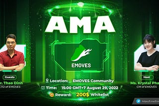 Recap AMA with CTO of EMOVES| Move To Earn