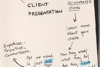 Client Presentations- Your client is also one of your users