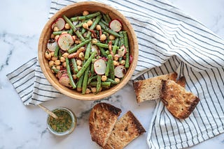 Green Bean Salad with Sweet & Sour Mustard Vinaigrette