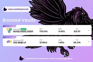 Crow Finance Stable Vaults