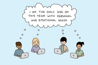 True or False: Emotions are inappropriate at work.