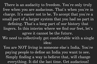 “Vir Das is absurd. One doesn’t go about saying such things publicly, isn’t it?”