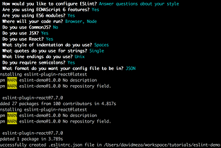 Eslint Basic Configuration