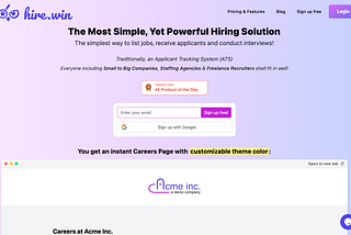 Learnings from my first Monetised Side Project — https://hire.win