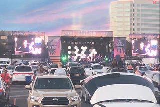 What it’s like attending a drive-in concert