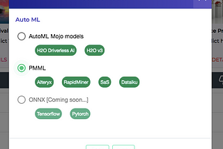 Deploy your PMML models to production in under two minutes