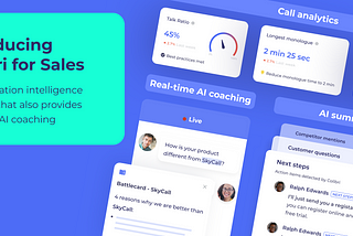 Introducing Colibri for Sales: a real-time conversation intelligence and sales enablement platform