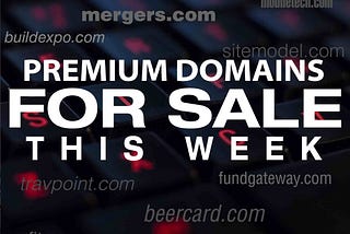 The Great Premium Domain Name Sale!