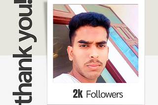Thank You for 2K Followers!