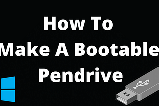 Create Bootable Ubuntu startup disk using Windows OS