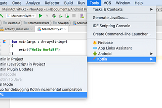 REPL in Kotlin