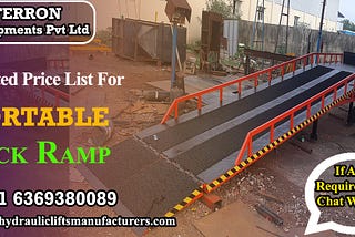 Heavy Duty Dock Ramp|Truck Loading Dock Ramp|Loading Dock Ramp Leveler|Ramp Manufacturers Chennai