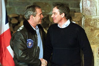 Transcript of Blair — Bush phone call on the eve of the Iraq War declassified