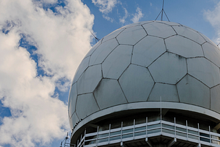 Picture of a radar tower.