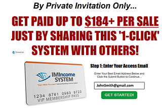 IM INCOME SYSTEM REVIEW