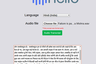 Transcribe an Audio File into Text with Azure Cognitive Service as a Web App