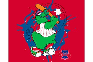 Philadelphia Phillies Mascot Phillie Phanatic SVG