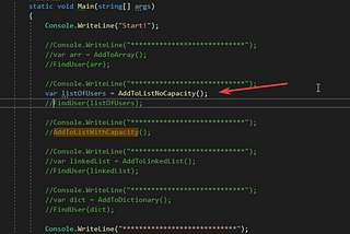 Different data structures in .NET. Practical aspects.