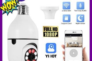 light bulb camera security light bulb camera Home Security Camera Smart Home Monitoring