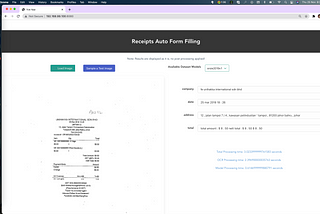 NLP: What it takes to design a full stack DeepLearning based Receipts form filling system using NER?