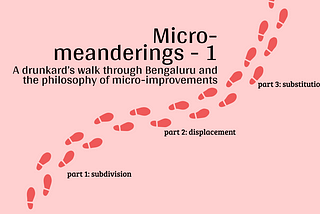 Micro-meanderings — 1