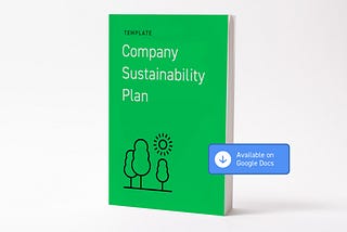 Company Sustainability Plan Template