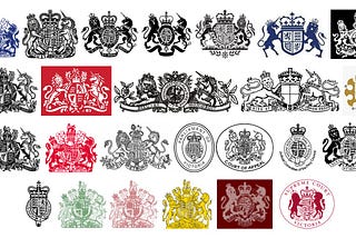 The Queen’s Arms in 23 Logos.