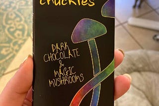 Chocolate Chuckles Magic Mushroom Dark Chocolate Bars — 3.5g