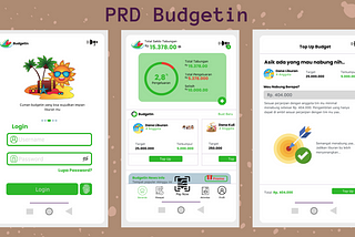 Product Requirement Document (PRD) Budgetin Apps