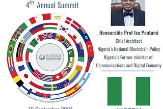 Prof Isa Pantami to Represent Nigeria at 4th Annual Blockchain Associations Forum Summit