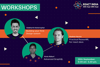 Announcing Workshops at React India 2019!