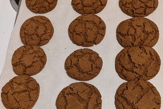 Spiced Molasses Cookies