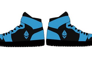 EthAIReaum — concept sneaker created on the SneakrCred testnet in tribute to the Ethereum platform.
