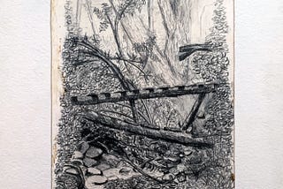 Label for a Charcoal Drawing