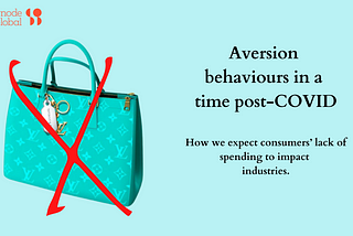 Aversion behaviours in a time post-COVID