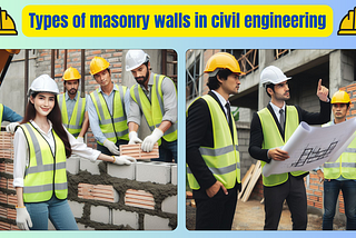 Types of masonry walls in civil engineering