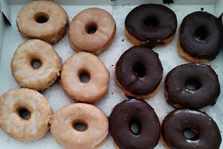 Bought 12 Pack Donuts: Not Checked At The Door: Today Is A Good Day!