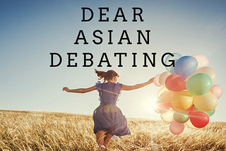 Stories from Asian Debating