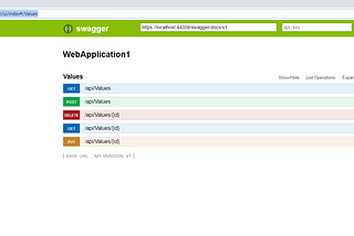 Begin Swagger & WEB API C# asp.net