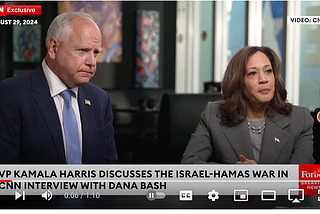 Vice President Kamala Harris’ First Interview Thursday Was Notable By Saying Virtually Nothing