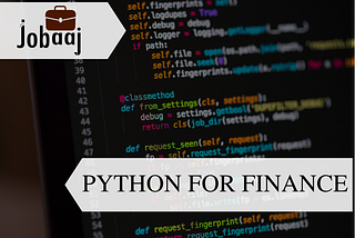 Learn Python for a Bright Future in Finance