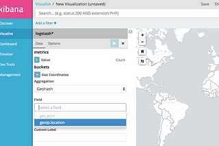 ELK (Elasticsearch+Logstash+Kibana) with GeoIP Using Docker