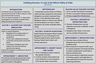 To what extent has Bangalore successfully emulated Silicon Valley and where can it improve?